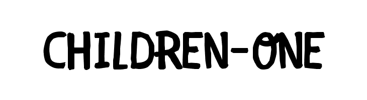 CHILDREN-ONE  Frei Schriftart Herunterladen