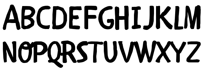 CHILDREN-ONE Font LOWERCASE