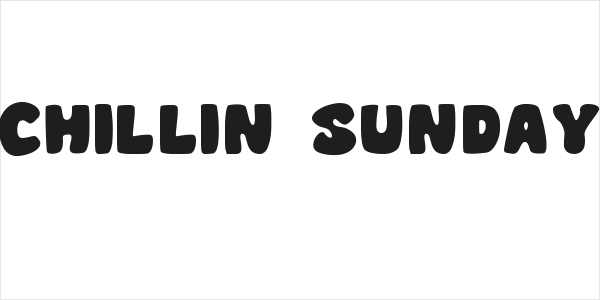 CHILLIN SUNDAY Logo