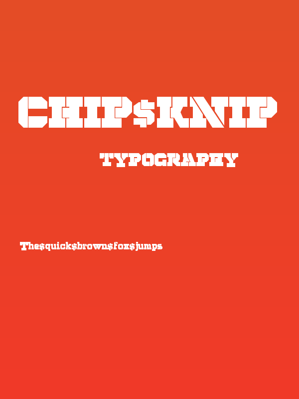 CHIP KNIP Poster