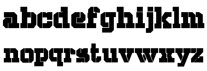 CHIP KNIP Font LOWERCASE