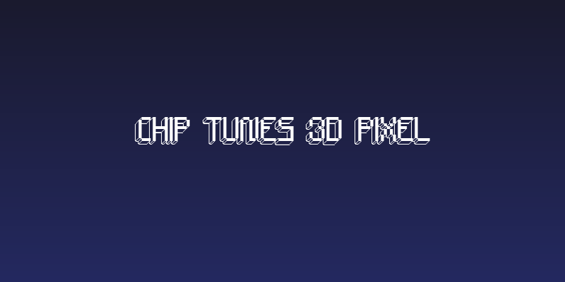 CHIP tunes 3D pixel Social Header