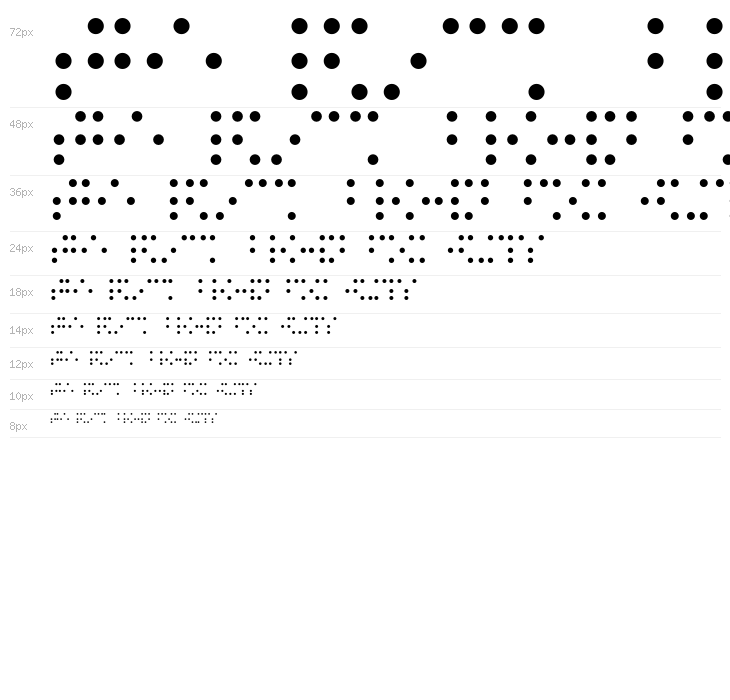 CHMC Braille Waterfall