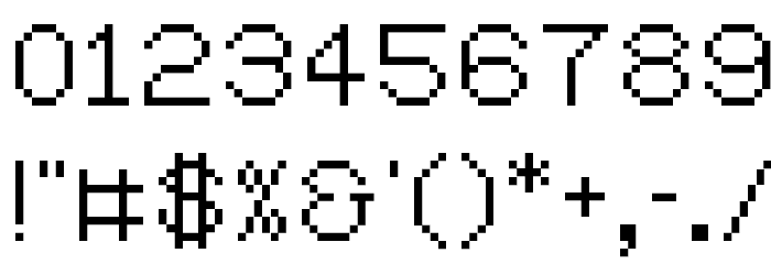 CHMC Pixel Font OTHER CHARS
