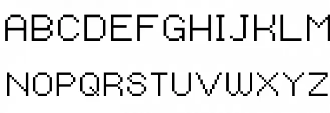 CHMC Pixel Schriftart Groß