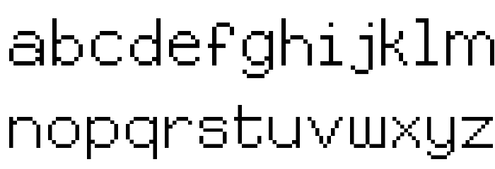 CHMC Pixel Font LOWERCASE