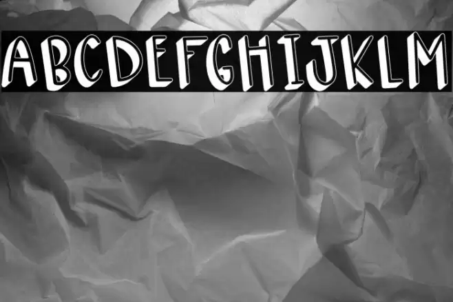 CHOCO RUM CAKE Font examples