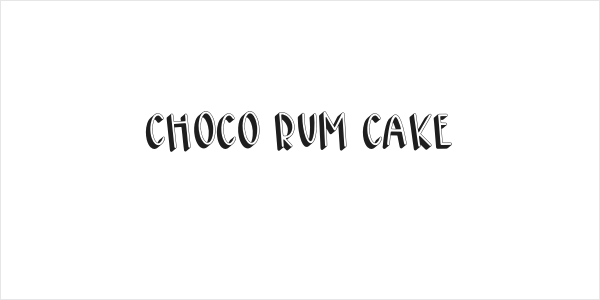 CHOCO RUM CAKE Logo