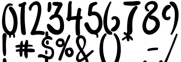CHOCOLATE COOKIE Font OTHER CHARS