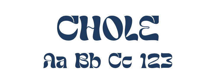 CHOLE Font Preview