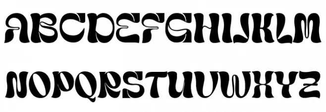 CHOLE Шрифта ВЕРХНИЙ