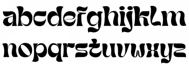 CHOLE Шрифта строчной