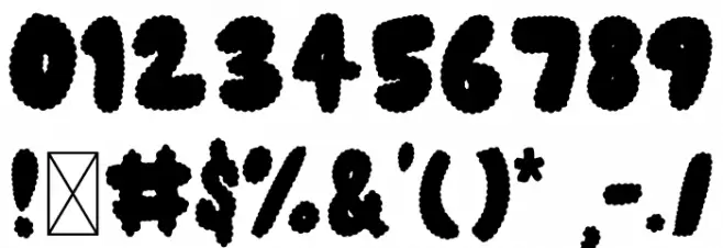 CHOMOLO Font OTHER CHARS