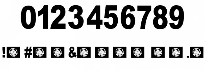 CHOPPERRR Font OTHER CHARS