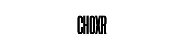 CHOXR  Frei Schriftart Herunterladen