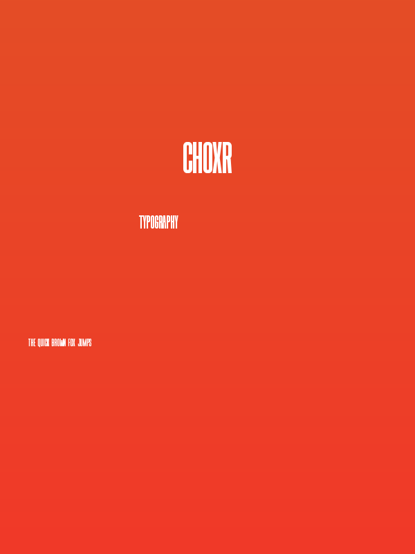 CHOXR Poster