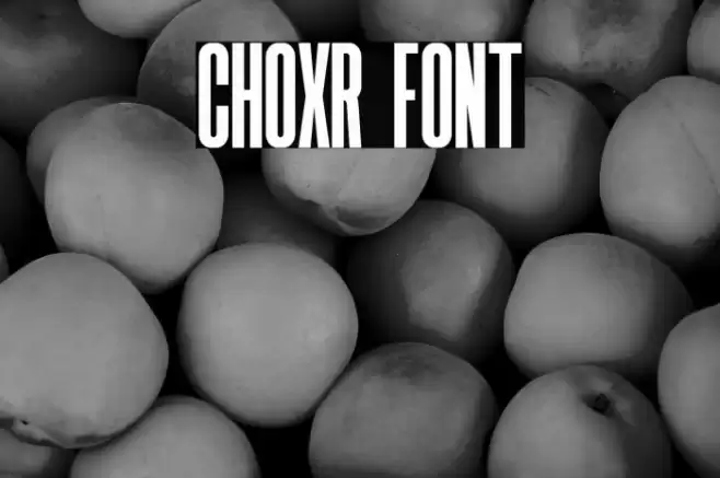 CHOXR Font examples