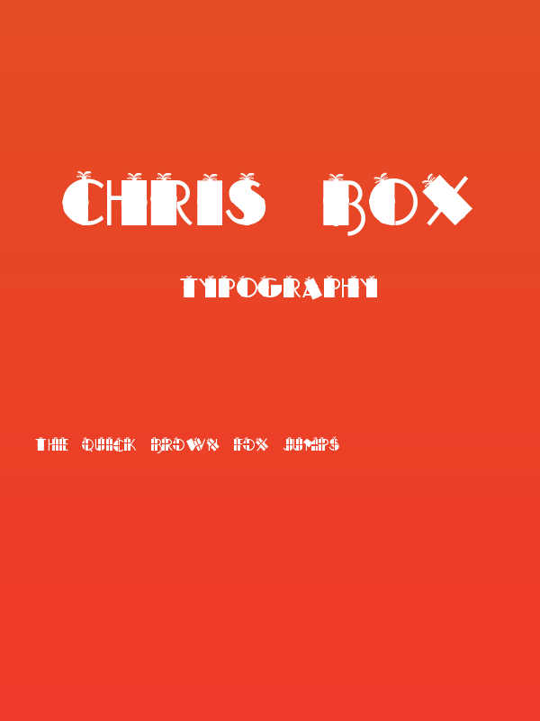 CHRIS BOX Poster