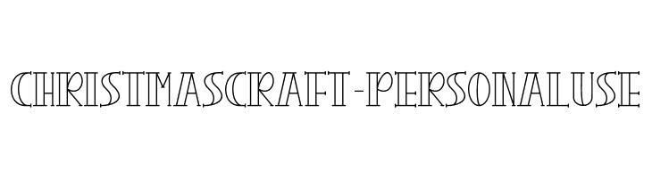 CHRISTMAS CRAFT - Personal Use  Frei Schriftart Herunterladen