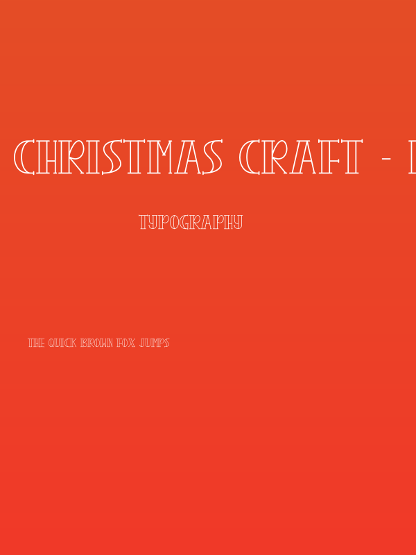 CHRISTMAS CRAFT - Personal Use Poster