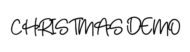 CHRISTMAS DEMO 免费字体下载
