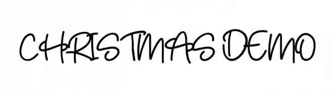 CHRISTMAS DEMO font caratteri gratis