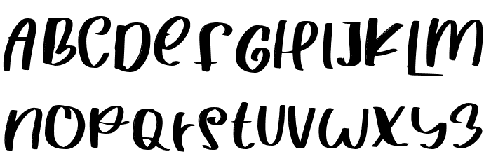 CHRISTMAS GIVEAWAY Schriftart Kleinbuchstaben