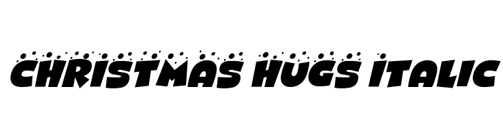 CHRISTMAS HUGS Italic  Fuentes Gratis Descargar