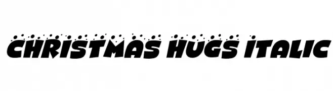 CHRISTMAS HUGS Italic  नि: शुल्क फ़ॉन्ट्स डाउनलोड