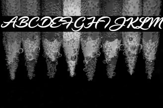 CHRISTMAS REVUE PERSONAL USE Font examples