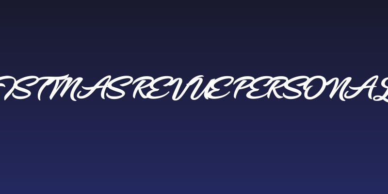 CHRISTMAS REVUE PERSONAL USE Social Header