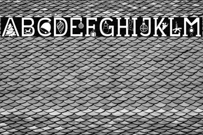 CHRISTMAS SOUNDS Font examples