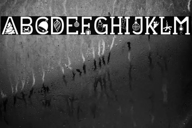 CHRISTMAS SOUNDS Font examples