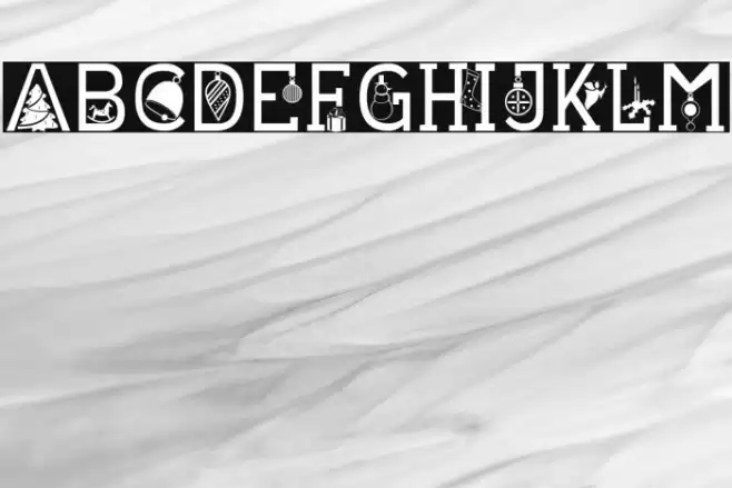 CHRISTMAS SOUNDS Font examples