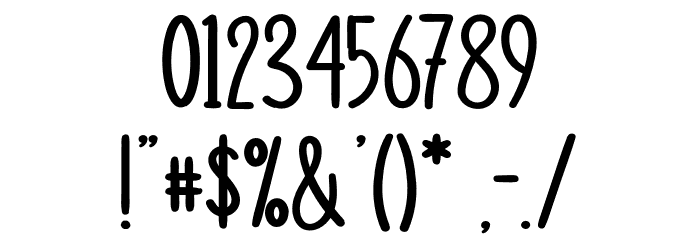CHRISTMASDAYRegular Font OTHER CHARS