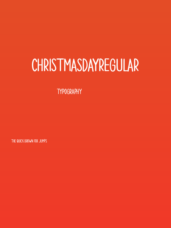 CHRISTMASDAYRegular Poster