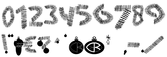 CHRISmas3 Font OTHER CHARS
