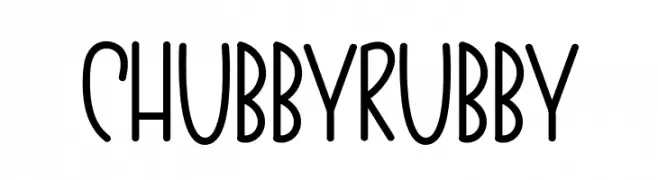 CHUBBY RUBBY  Frei Schriftart Herunterladen
