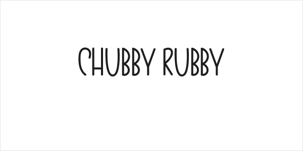 CHUBBY RUBBY Logo