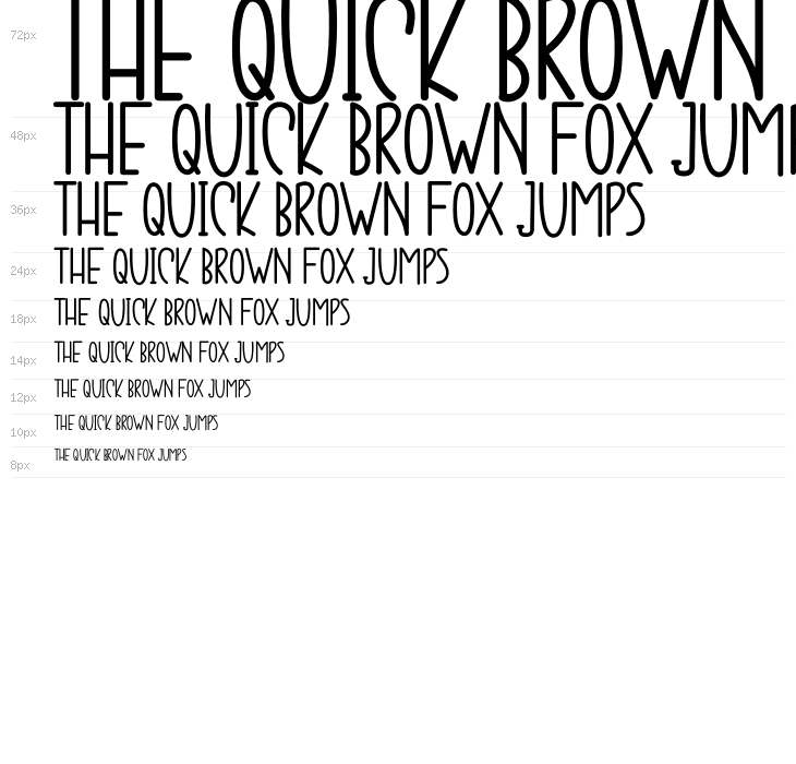 CHUBBY RUBBY Waterfall