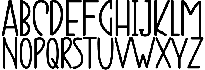 CHUBBY RUBBY Font LOWERCASE