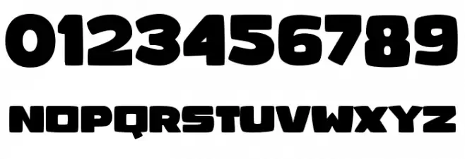 CHUCKLESOME Font Alte caractere
