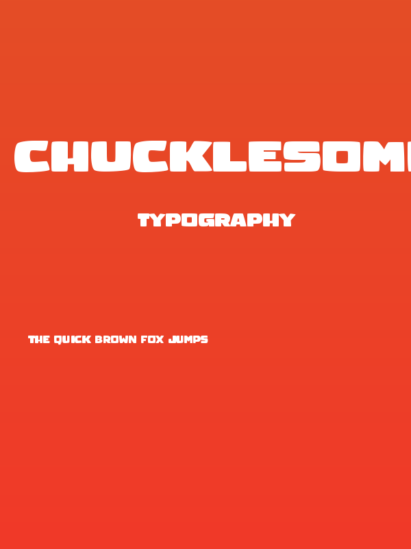 CHUCKLESOME Poster