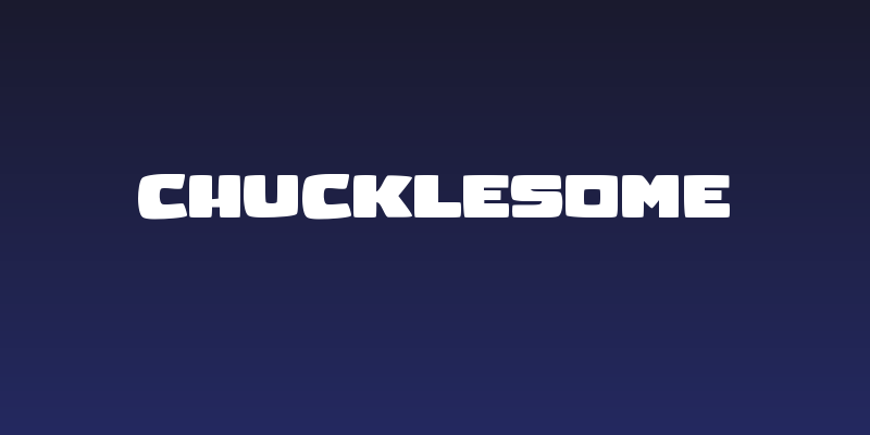 CHUCKLESOME Social Header