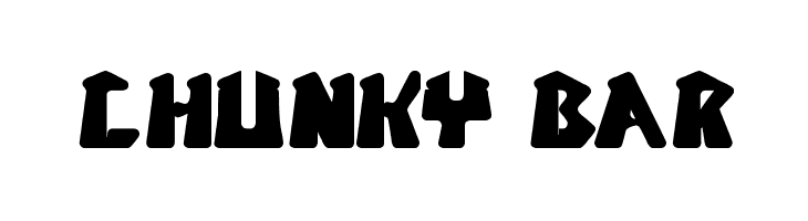 CHUNKY BAR Font