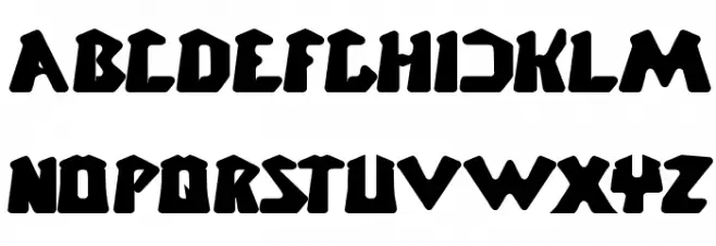 CHUNKY BAR Font Litere mari