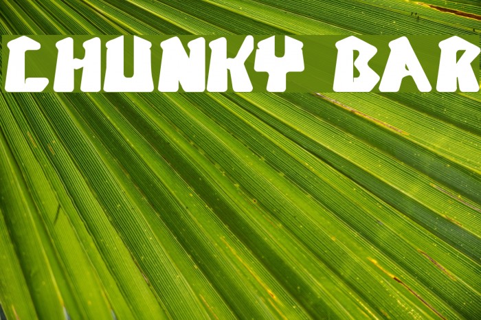 CHUNKY BAR Fuentes examples