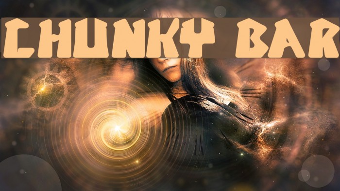 CHUNKY BAR फ़ॉन्ट examples