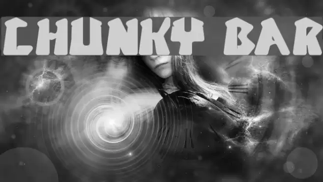 CHUNKY BAR Font examples