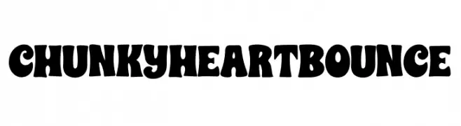 CHUNKY HEART BOUNCE  baixar fontes gratis